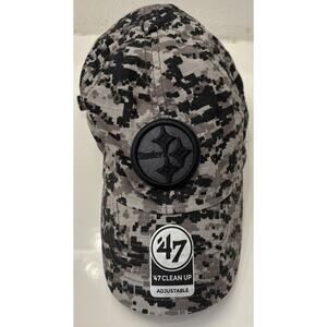 Pittsburgh Steelers '47 Phalanx Digi Camo Grey CLEAN UP Hat